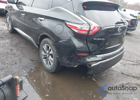 2017 Nissan Murano Sl из США, поврежденный, VIN 5N1AZ2MH1HN183599